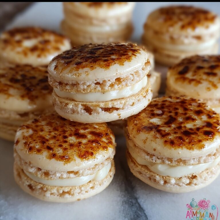 Creme Brûlée Macarons Recipe