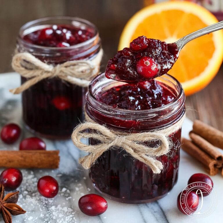Spiced Cranberry Orange Jam Recipe