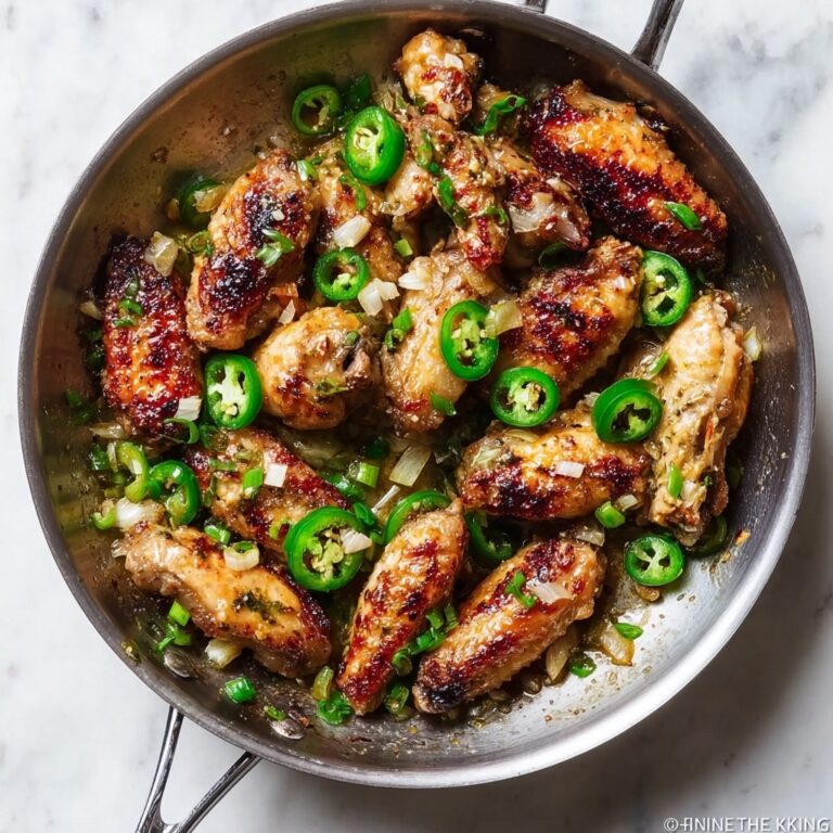Salt and Pepper Oven-Baked Chicken Wings with Shallots and Chili Recipe