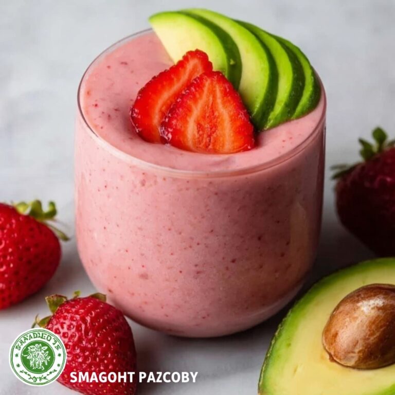 Strawberry Avocado Smoothie Recipe