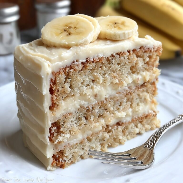 Heavenly Banana Cake with Cream Cheese Frosting Recipe