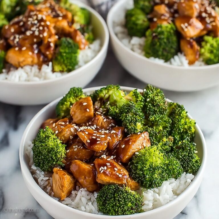 Garlic Chicken Thighs with Broccoli Recipe