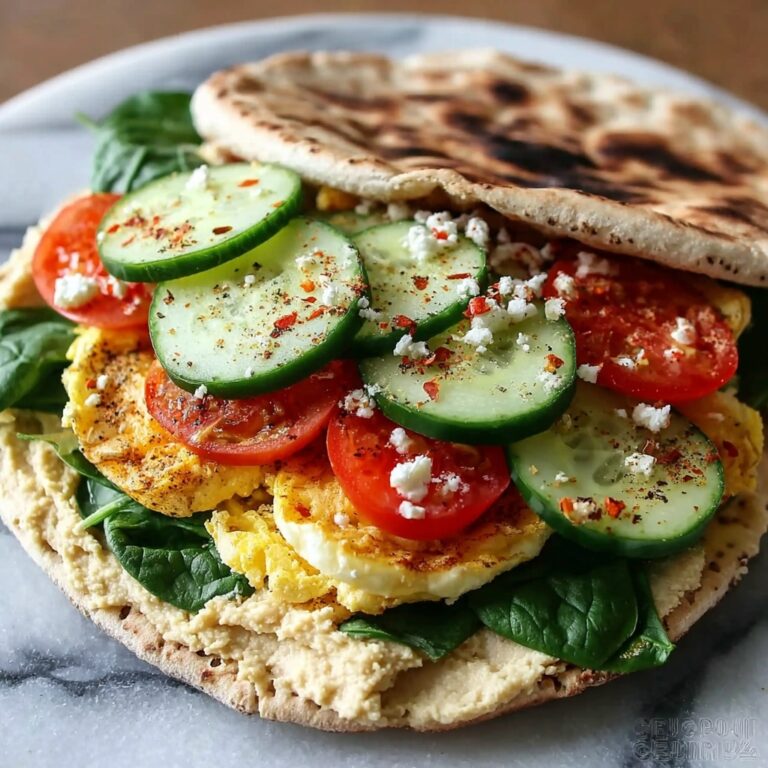 Mediterranean Breakfast Sandwich Recipe