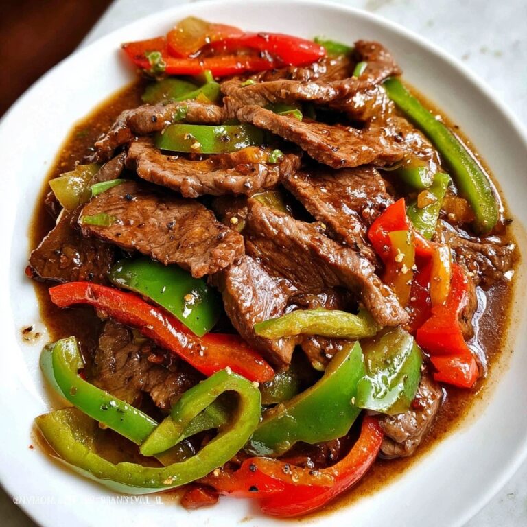 Easy Pepper Steak Recipe