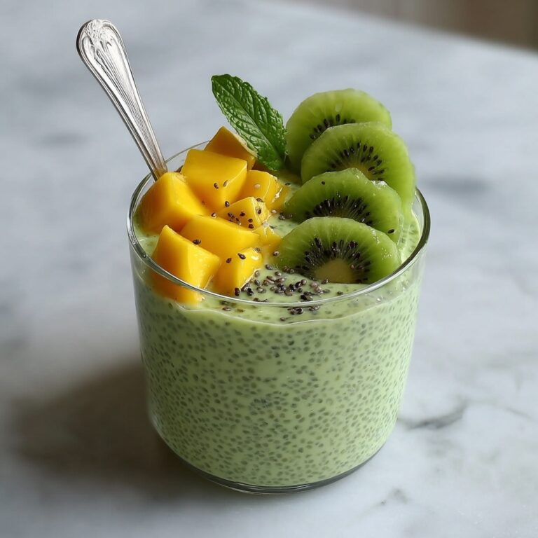 Delicious 4-Ingredient Matcha Chia Pudding for a Healthy Treat Recipe