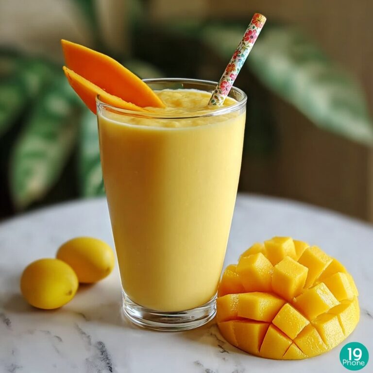 Mango Orange Smoothie: A Refreshing, Creamy Delight! Recipe