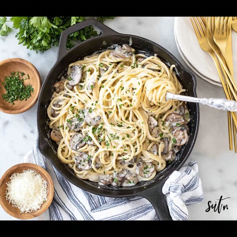 Creamy Mushroom Pasta Recipe