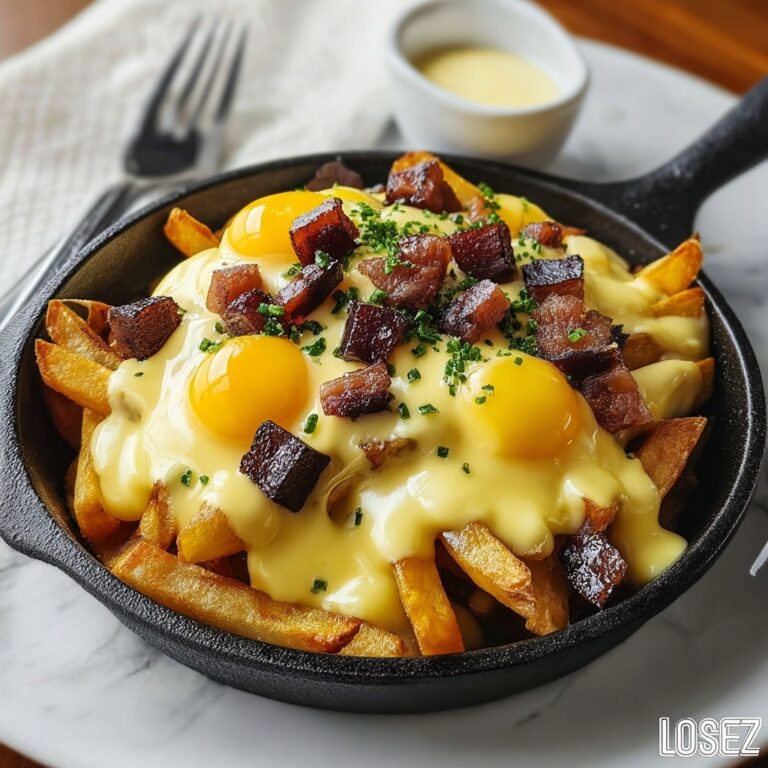 Breakfast Poutine with Hollandaise Sauce Recipe