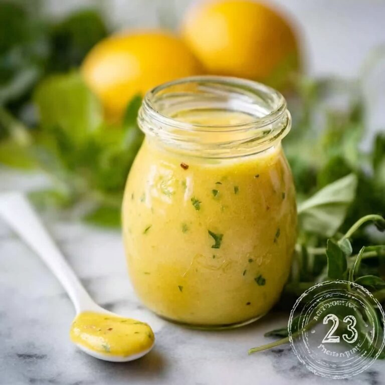 Lemon Vinaigrette Dressing Recipe