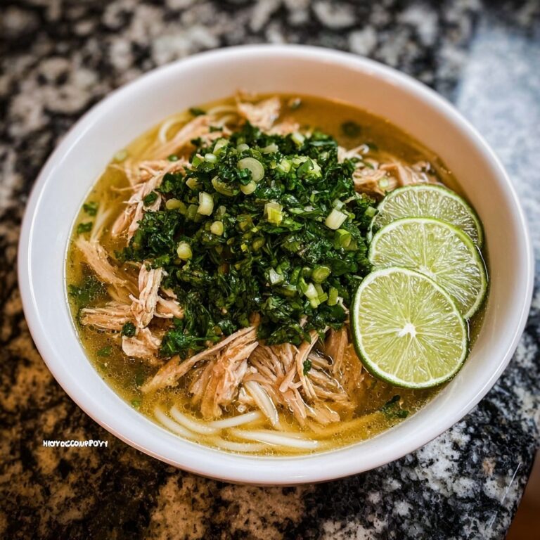 Lao Chicken Noodle Soup Recipe