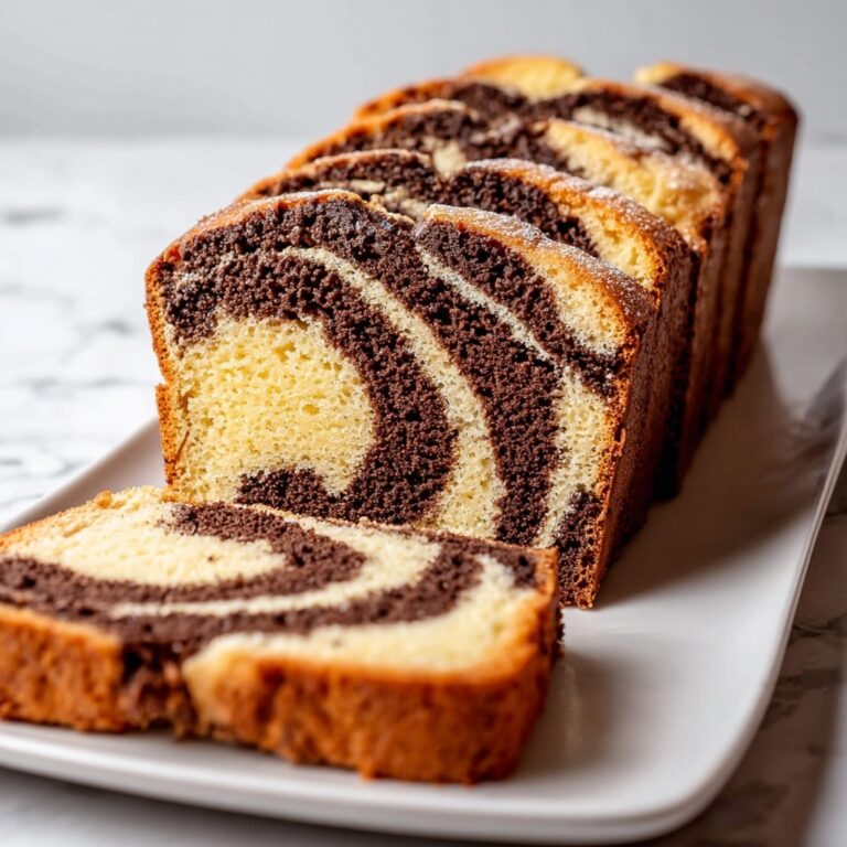 Marble Moist Loaf Cake Recipe