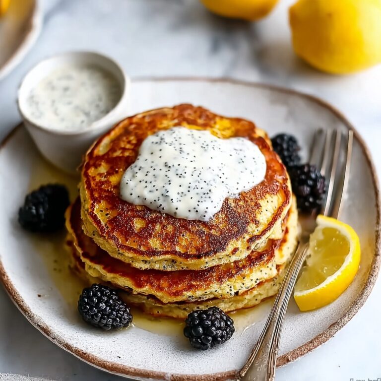 Lemon Pancakes With Poppy Seeds Recipe