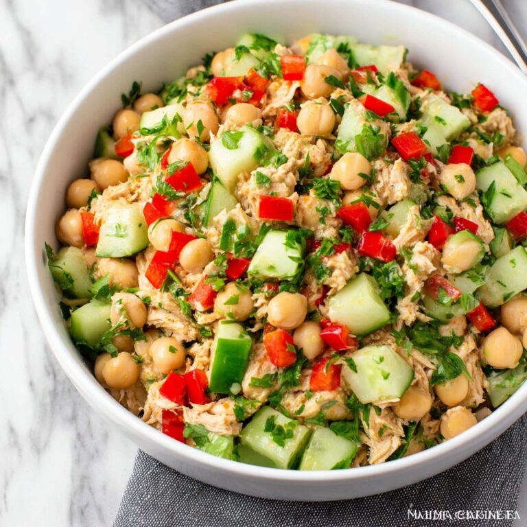 Tuna Chickpea Salad Recipe