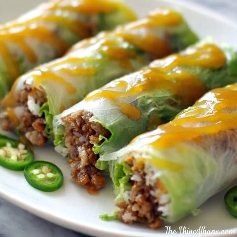 Ultimate Low Carb Baked Big Mac Rice Paper Rolls Recipe