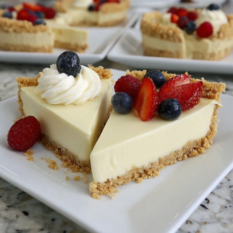 No Bake Creamy Graham Cracker Pie Recipe