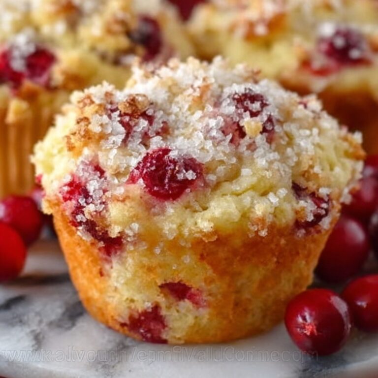 Ricotta Cranberry Orange Muffins Recipe