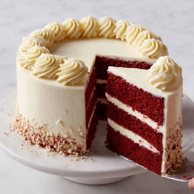 Red Velvet Cake with Cream Cheese Frosting Recipe