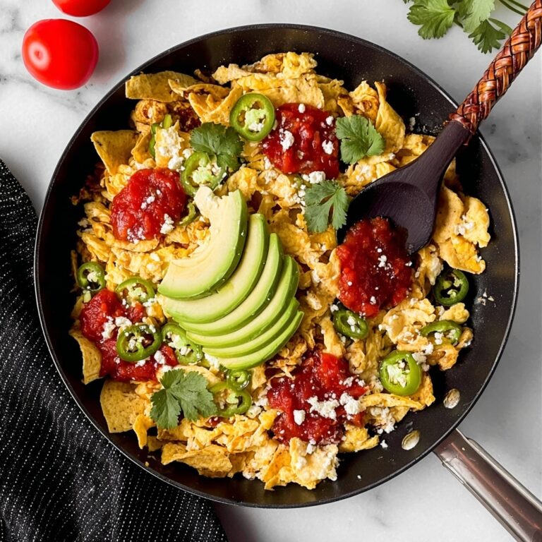 Migas with Crispy Tortillas, Avocado, and Fresh Salsa Recipe