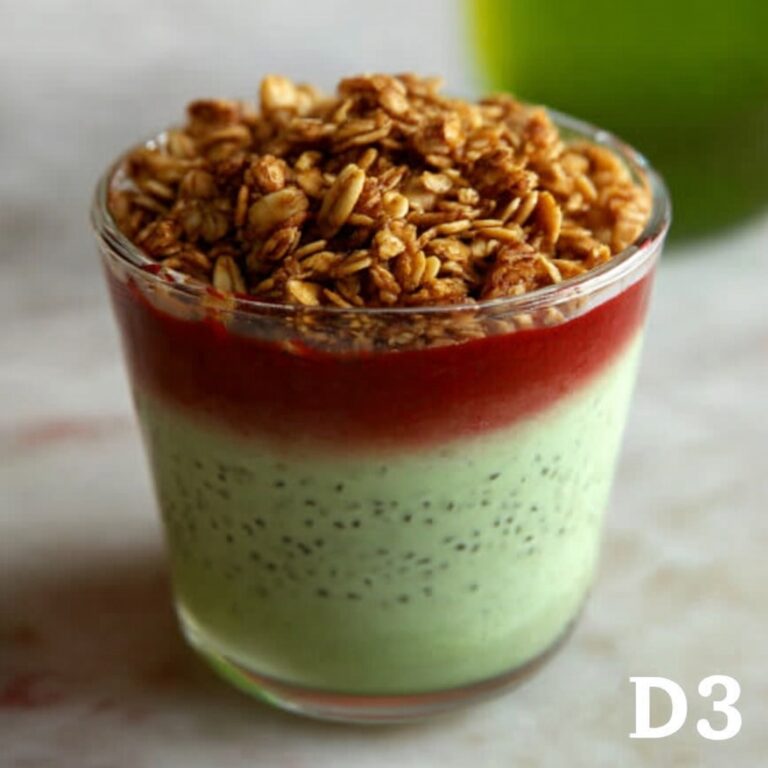 Matcha Cheesecake Chia Pudding Recipe