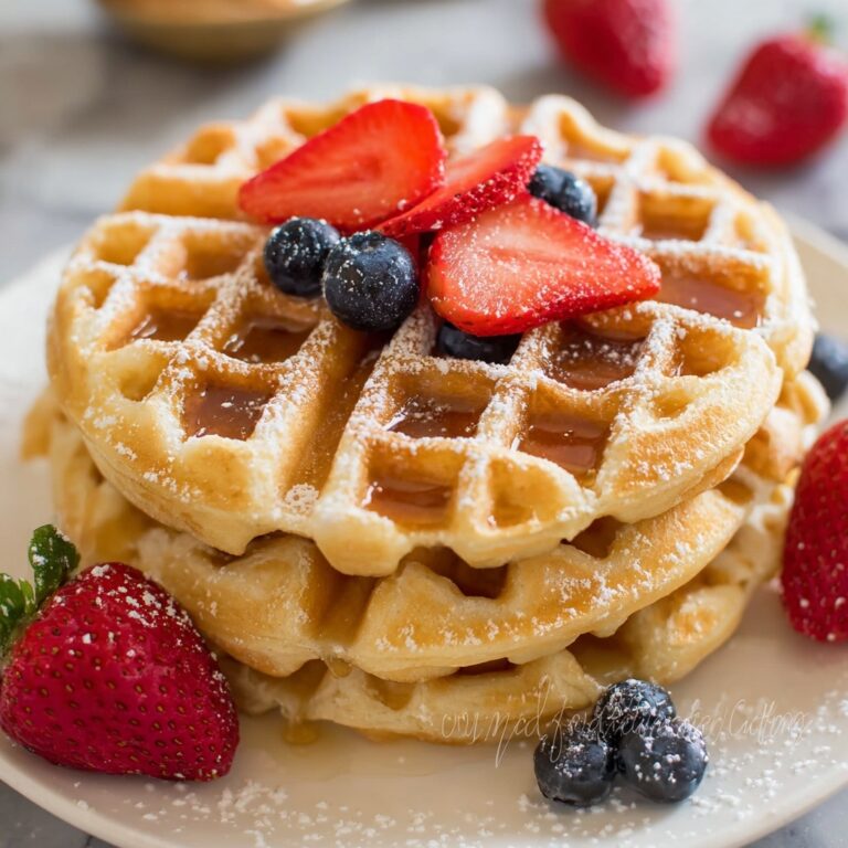 Cottage Cheese Waffles Recipe