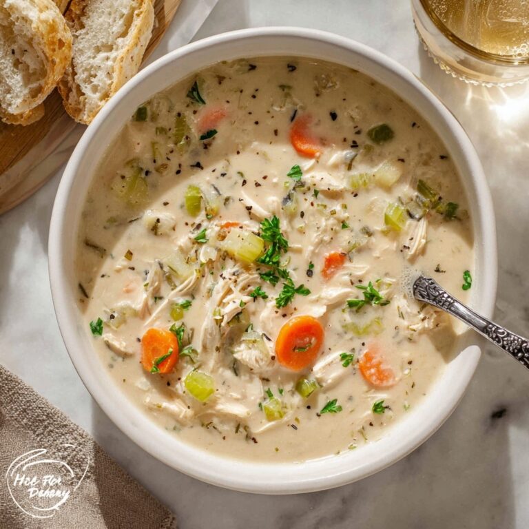 Creamy Crockpot Chicken Wild Rice Soup Recipe