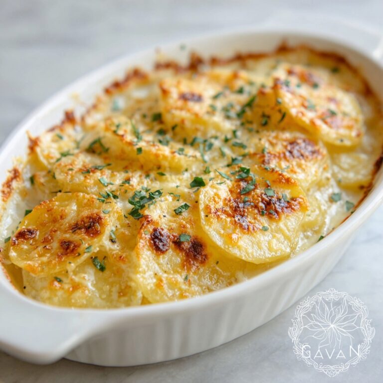 Dad’s Creamy & Cheesy Au Gratin Potatoes Recipe