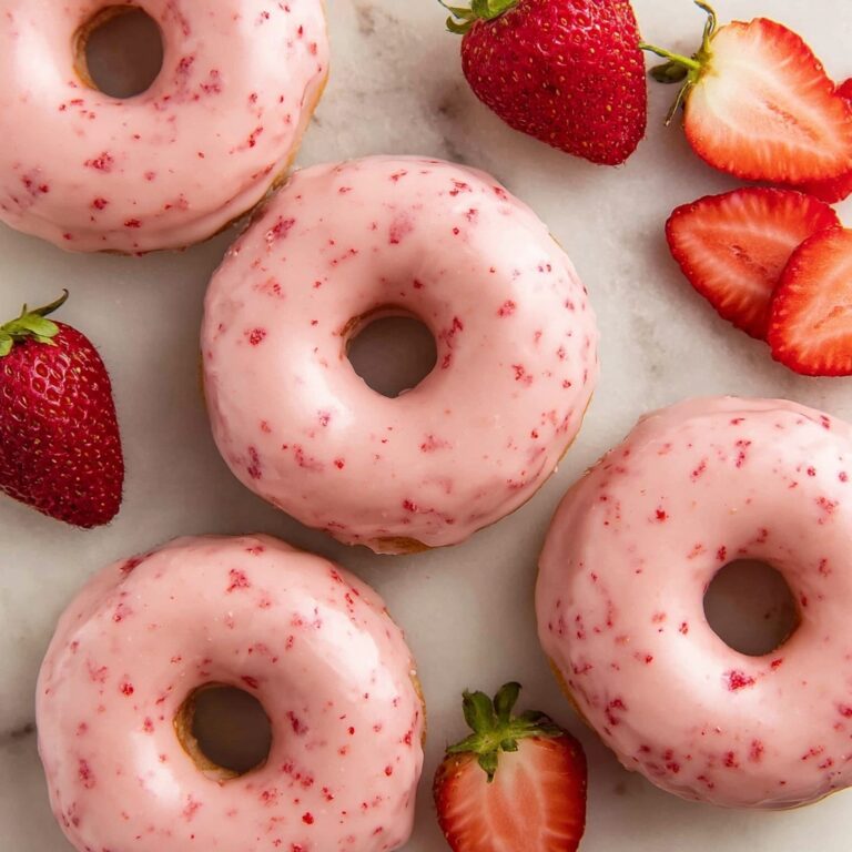 Strawberry Glazed Donuts Recipe