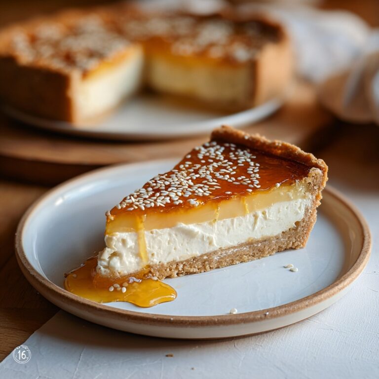 Golden Greek Honey Pie Recipe