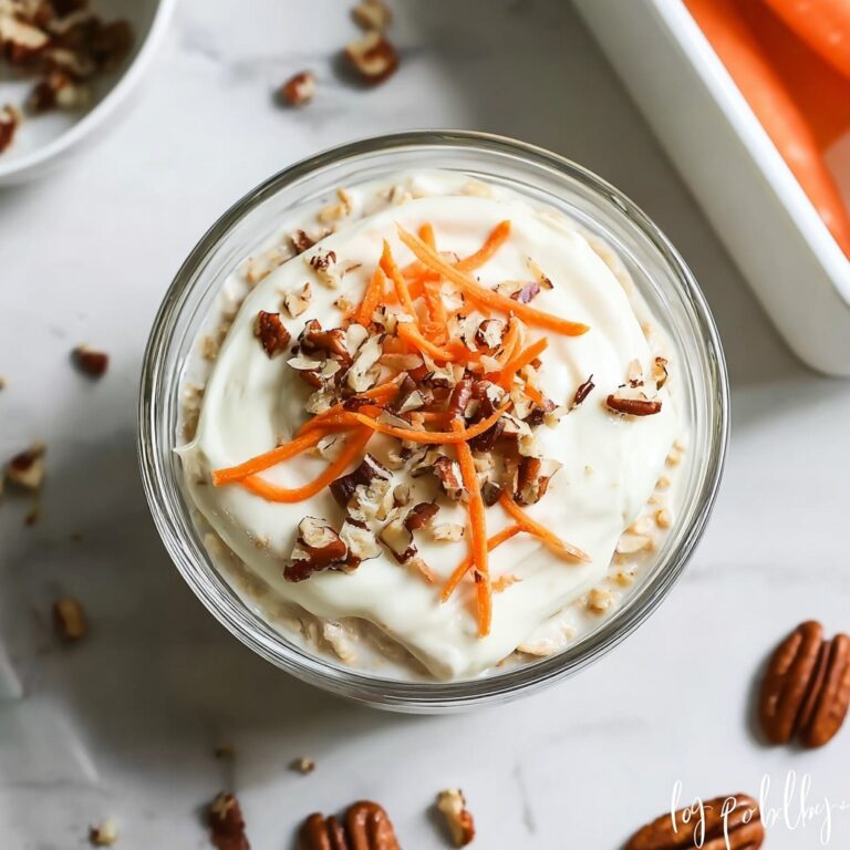 Carrot Cake Overnight Oats: Your High-Protein Breakfast Bliss Recipe