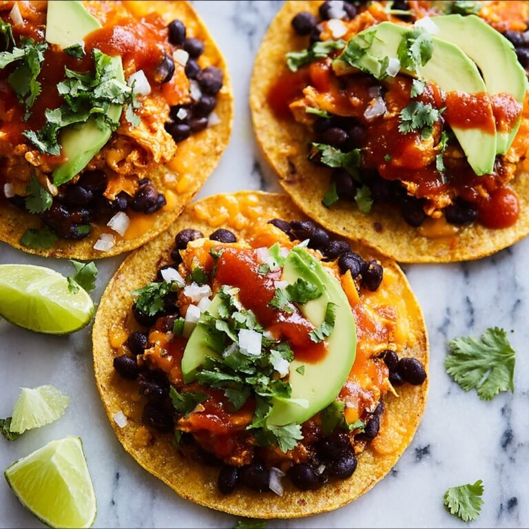 Savory Black Bean Tostadas Recipe