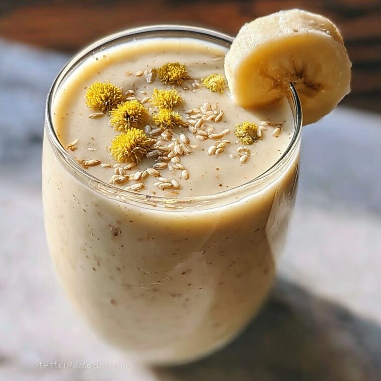 Banana Chamomile Tea Smoothie for a Soothing Sip Recipe