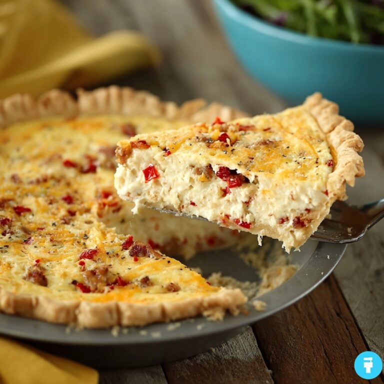 Bacon and Pimento Cheese Quiche Recipe