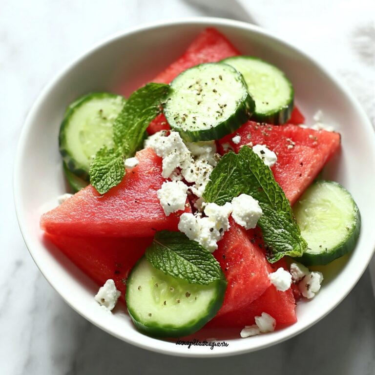 Watermelon Cucumber Feta Salad: Your Go-To Summer Refreshment Recipe