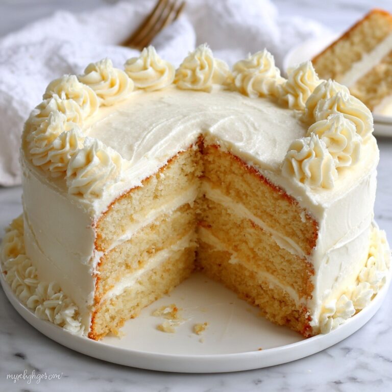 Moist White Velvet Cake Recipe