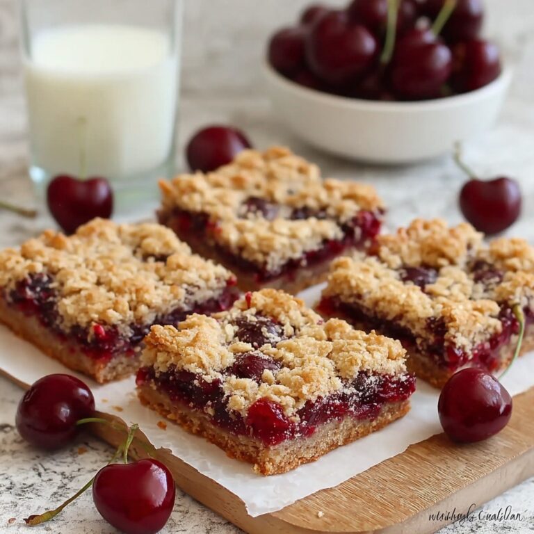 Cherry Crumble Bars Recipe