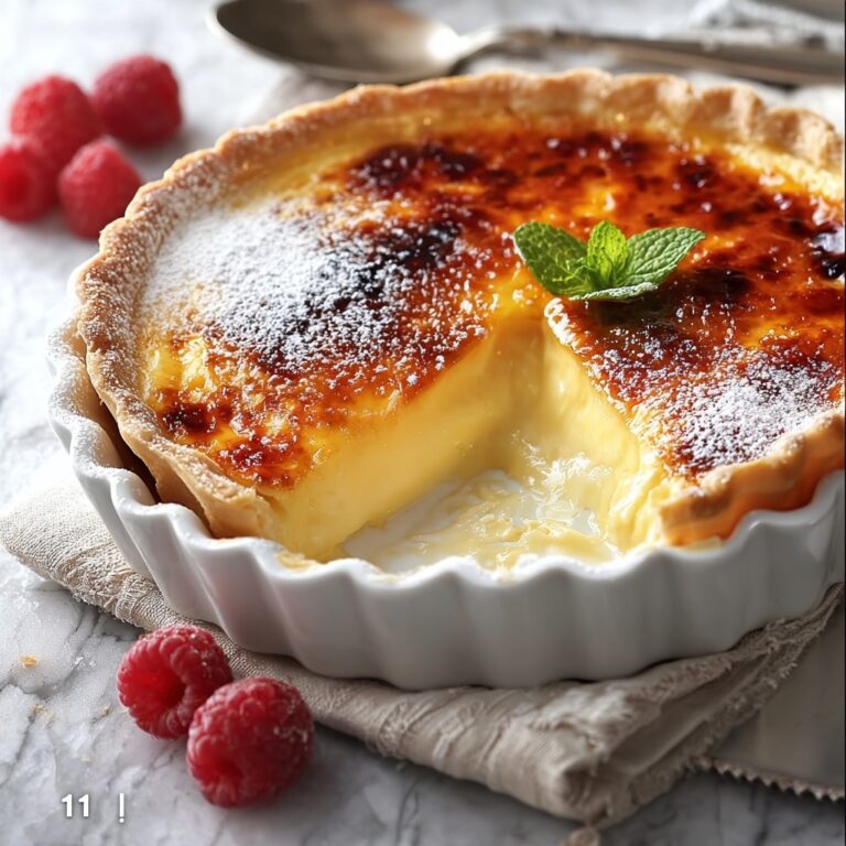 Authentic French Crème Brûlée Tart Recipe