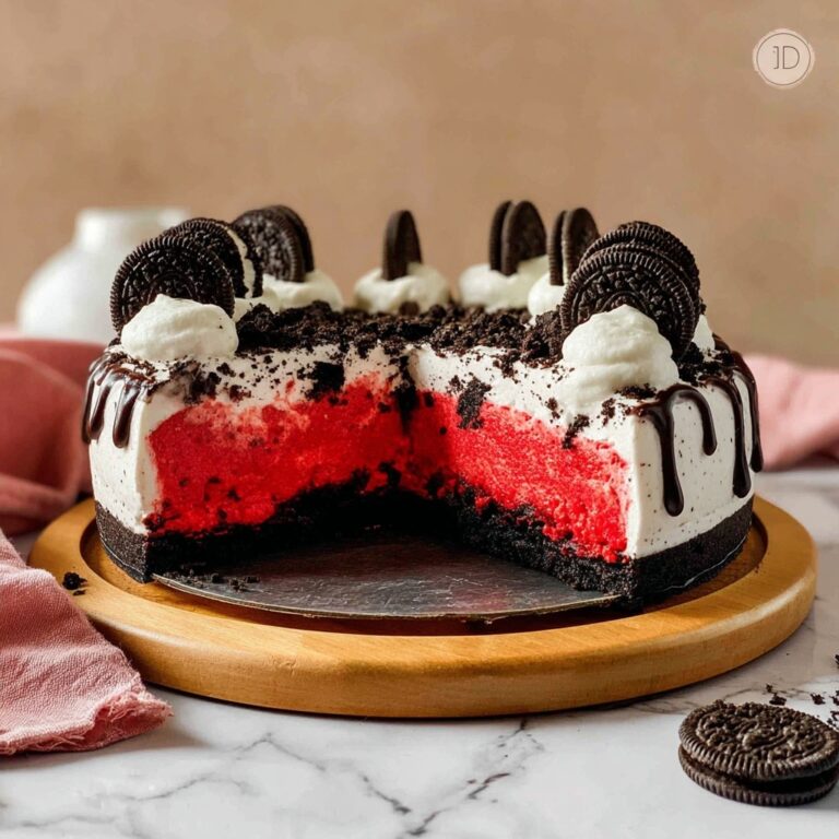 Red Velvet Oreo Cheesecake Recipe