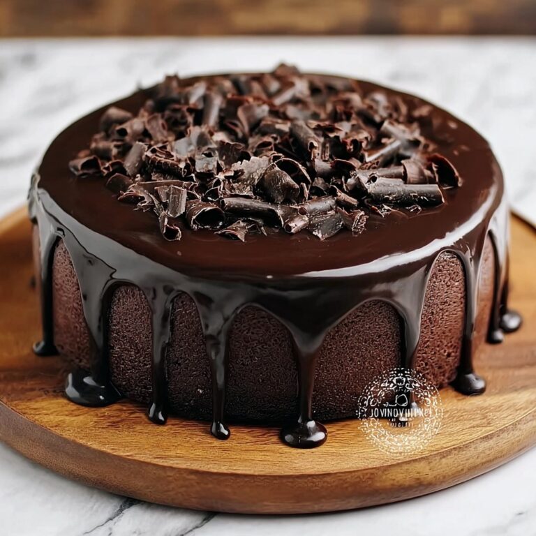 Decadent Luxurious Dark Chocolate Cake for Every Celebration Recipe