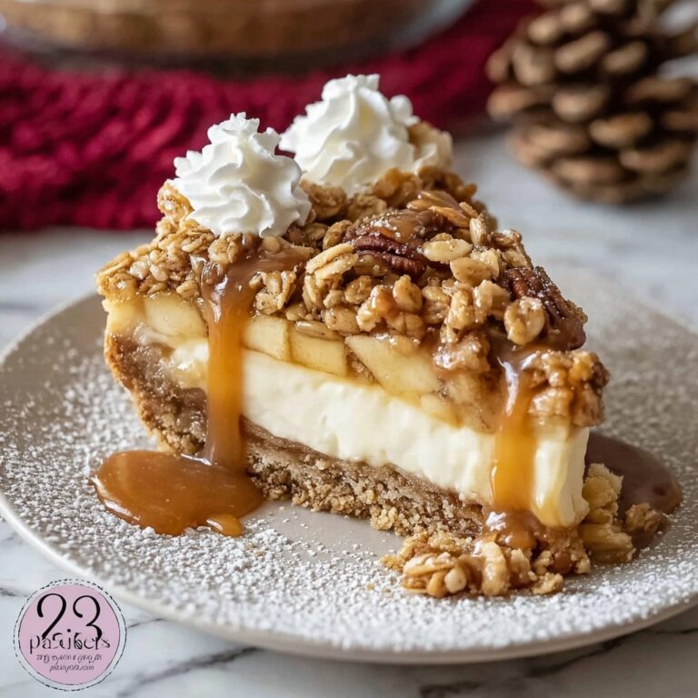 Apple Crisp Cheesecake Recipe