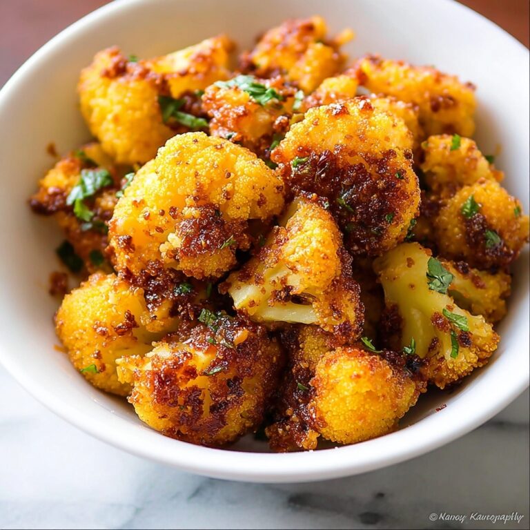 Parmesan Cauliflower Bites: Healthy Crispy Snack Recipe