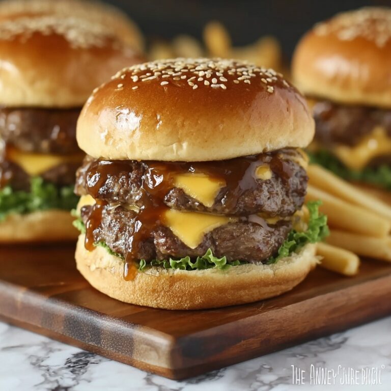 Teriyaki Parmesan Burgers Recipe