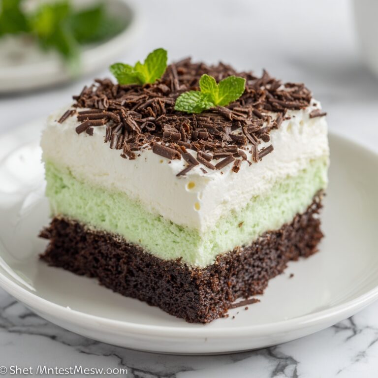 Andes Mint Poke Cake Recipe
