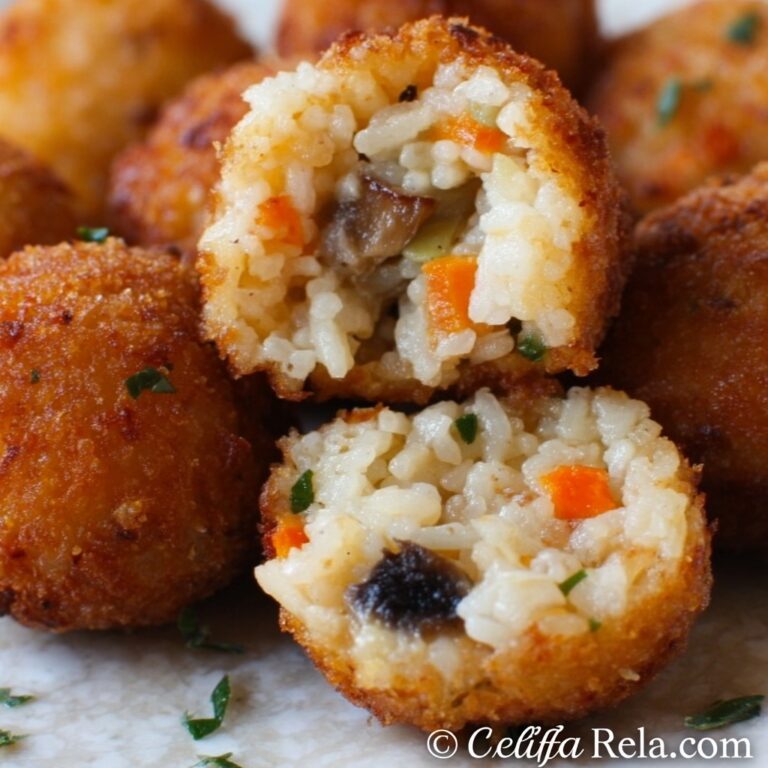 Creamy Mushroom and Gruyère Risotto Arancini Recipe
