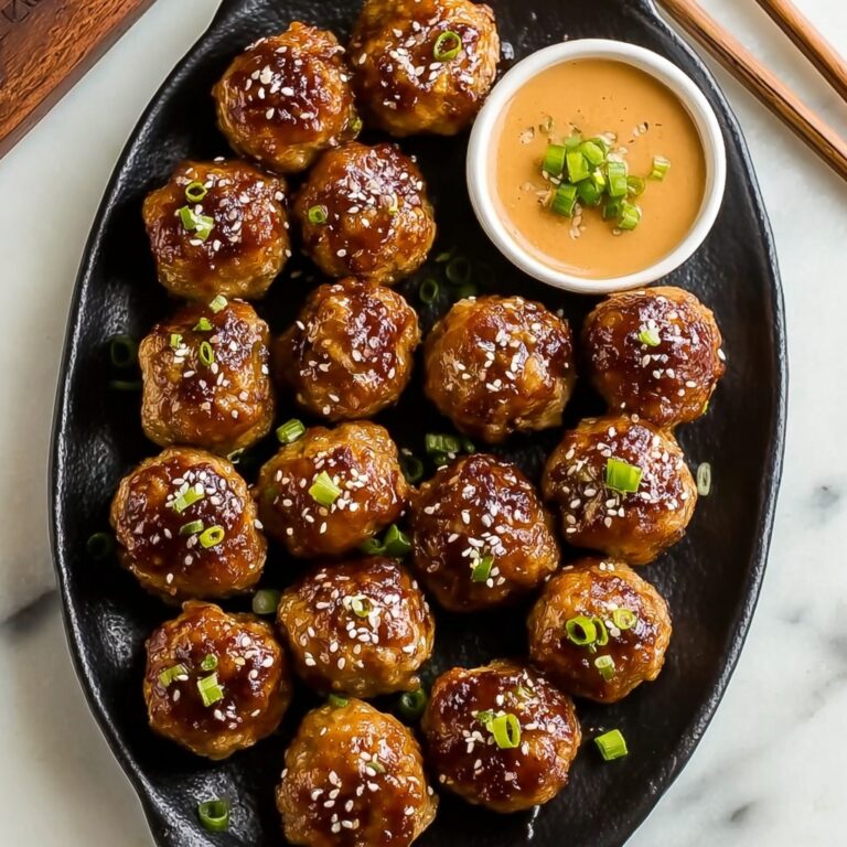 Korean BBQ Meatballs with Spicy Mayo Dip Recipe