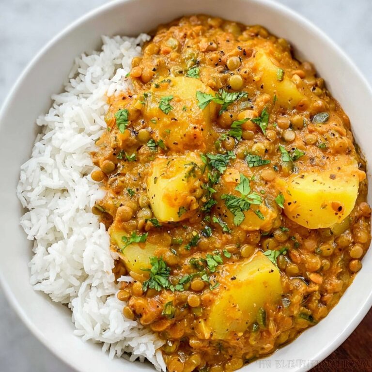 Vegan Butter Lentils and Potatoes Recipe