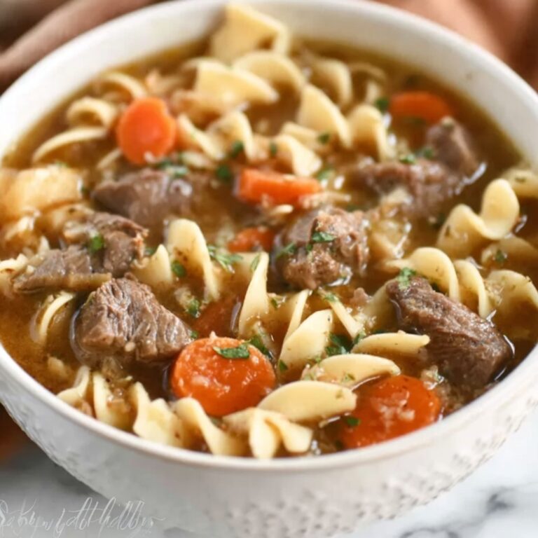 Hearty Beef Noodle Soup Recipe