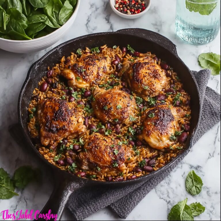 One Pot Jerk Chicken and Rice Recipe