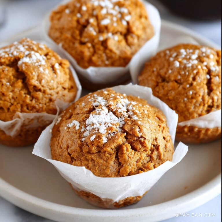 Pumpkin Oat Flour Muffins Recipe