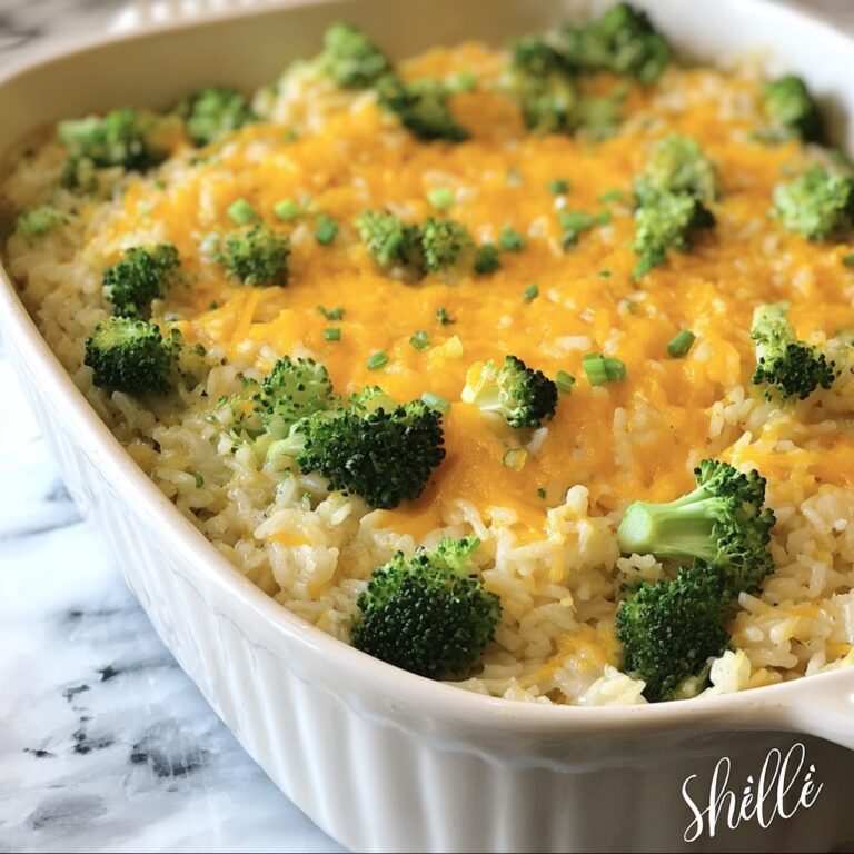 Easy Cheesy Chicken Broccoli Rice Casserole Recipe