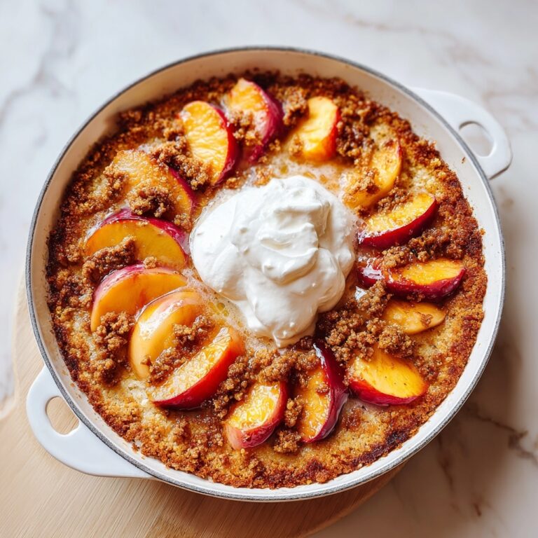 Peach Cobbler Upside Down Cake Recipe
